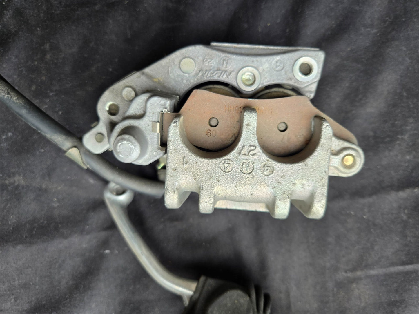 2006 YAMAHA WR450F OEM NISSIN FRONT BRAKE CALIPER MASTER CYLINDER HOSE  #0081