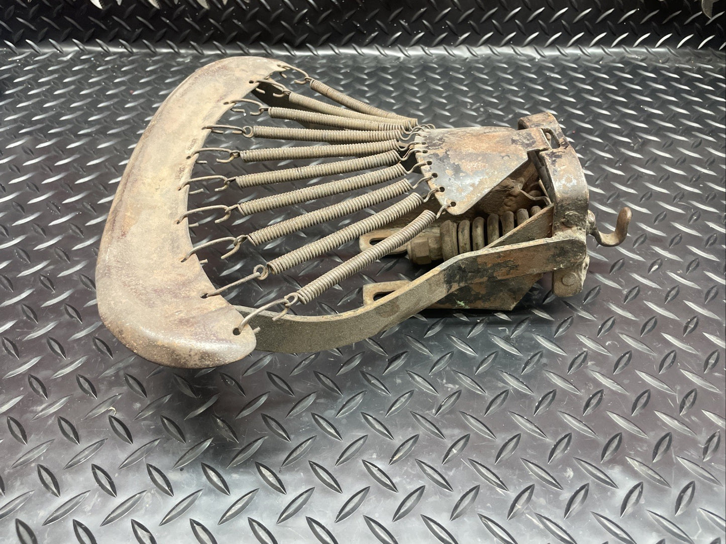 Vintage Aquila Classic Motorcycle Seat Hyosung Lambretta Scooter  #0986