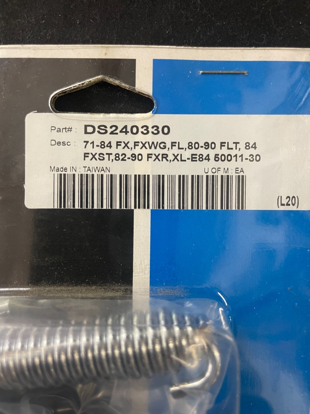 DRAG SPECIALTIES Kickstand Spring HPSDS-240330 High-Quality Motorcycle Part