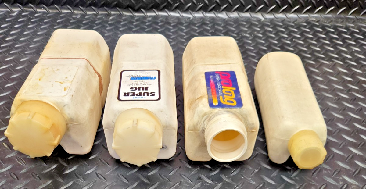 4X 1980s 1/2 Gallon Gas Tank JUG Spare GASOLINE For Motorcycle Off Road #0784