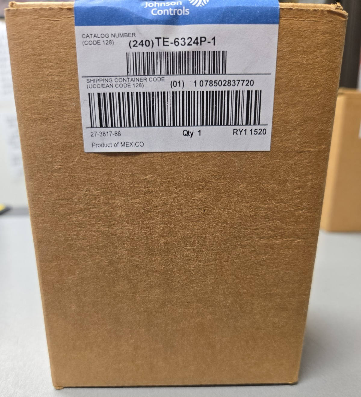 JOHNSON CONTROLS   TE-6321P-1 NIB #1256