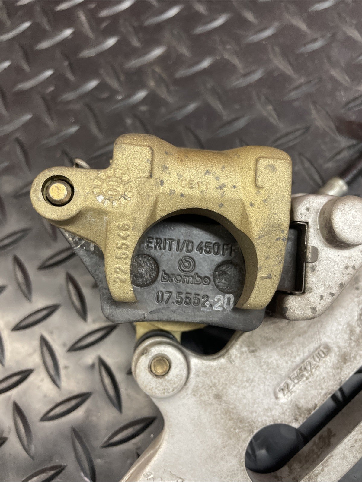 VOR VERTEMATI 503 2002 Rear Brake Caliper Bracket Master Cylinder BREMBO  #1315