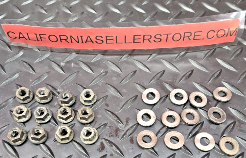 1974-1976 Honda CB550F CB550K  head nuts and washers #0995