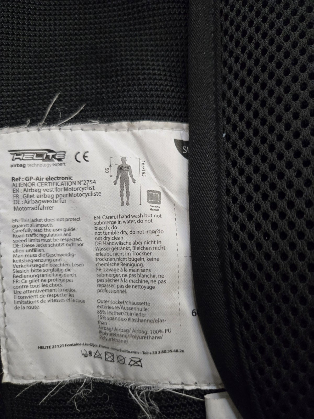HELITE VEST GP AIR 2 ELECT  HELITE 1A-1043 MEDIUM SIZE