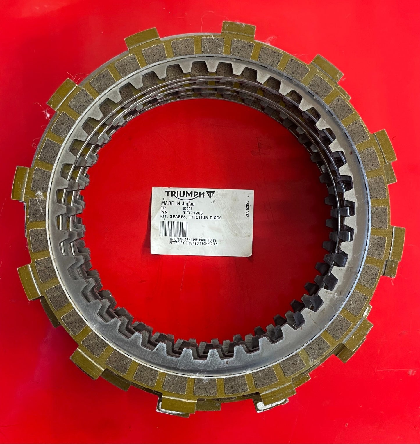 1998 Triumph Thunderbird Clutch Friction Discs Plates  #0075