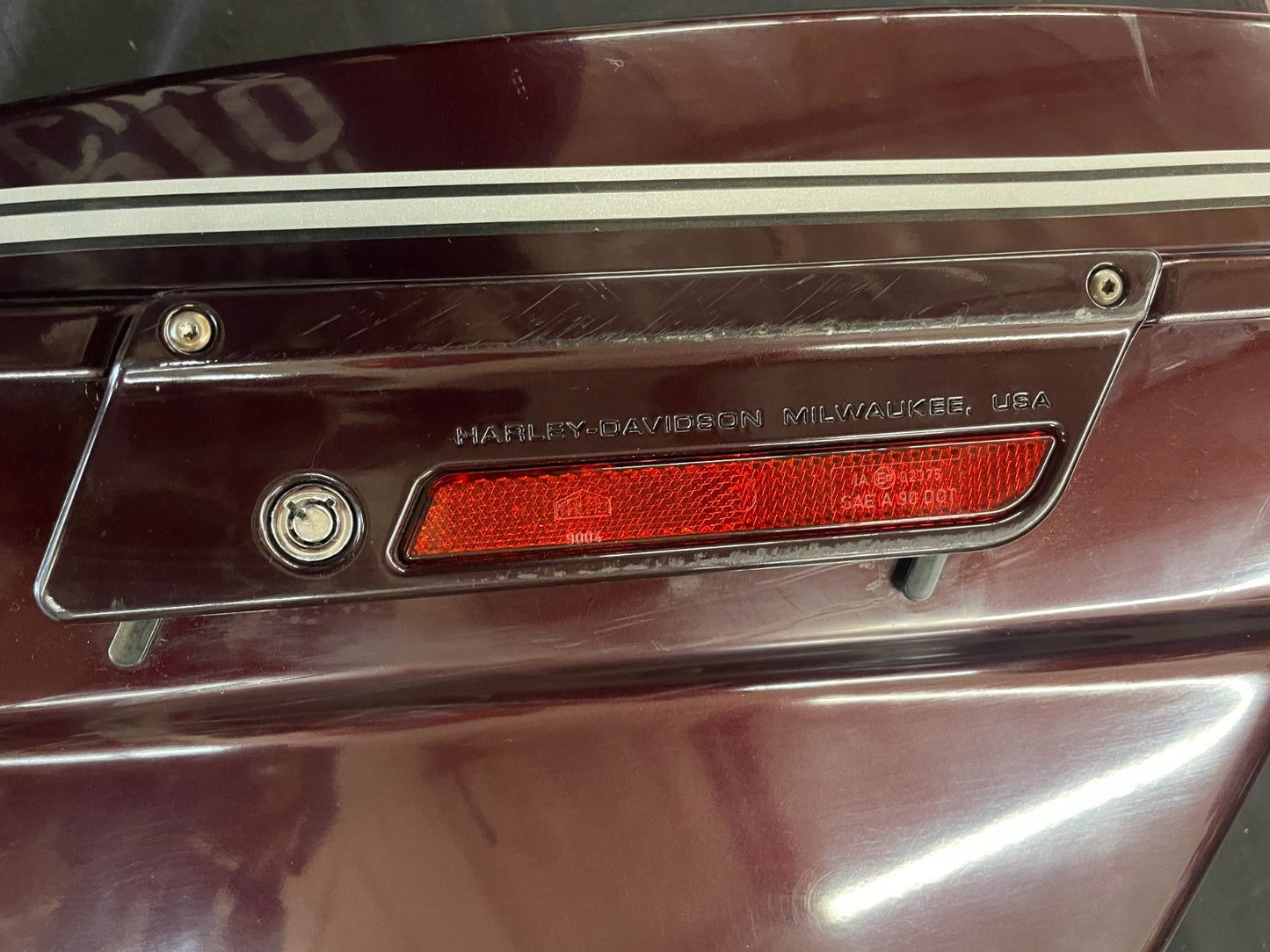 07-12 Harley UltraClassic Electra Glide FLHTCU Right Saddlebag Case No Key #0269