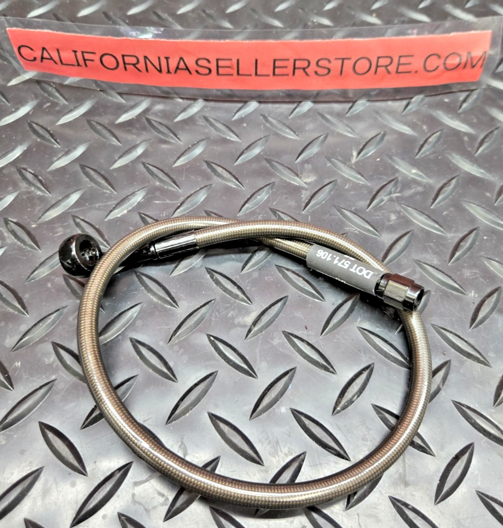LA CHOPPER 24" Brake Cable Line Hose Harley Softail Street Bob Glide 18-25 #0848