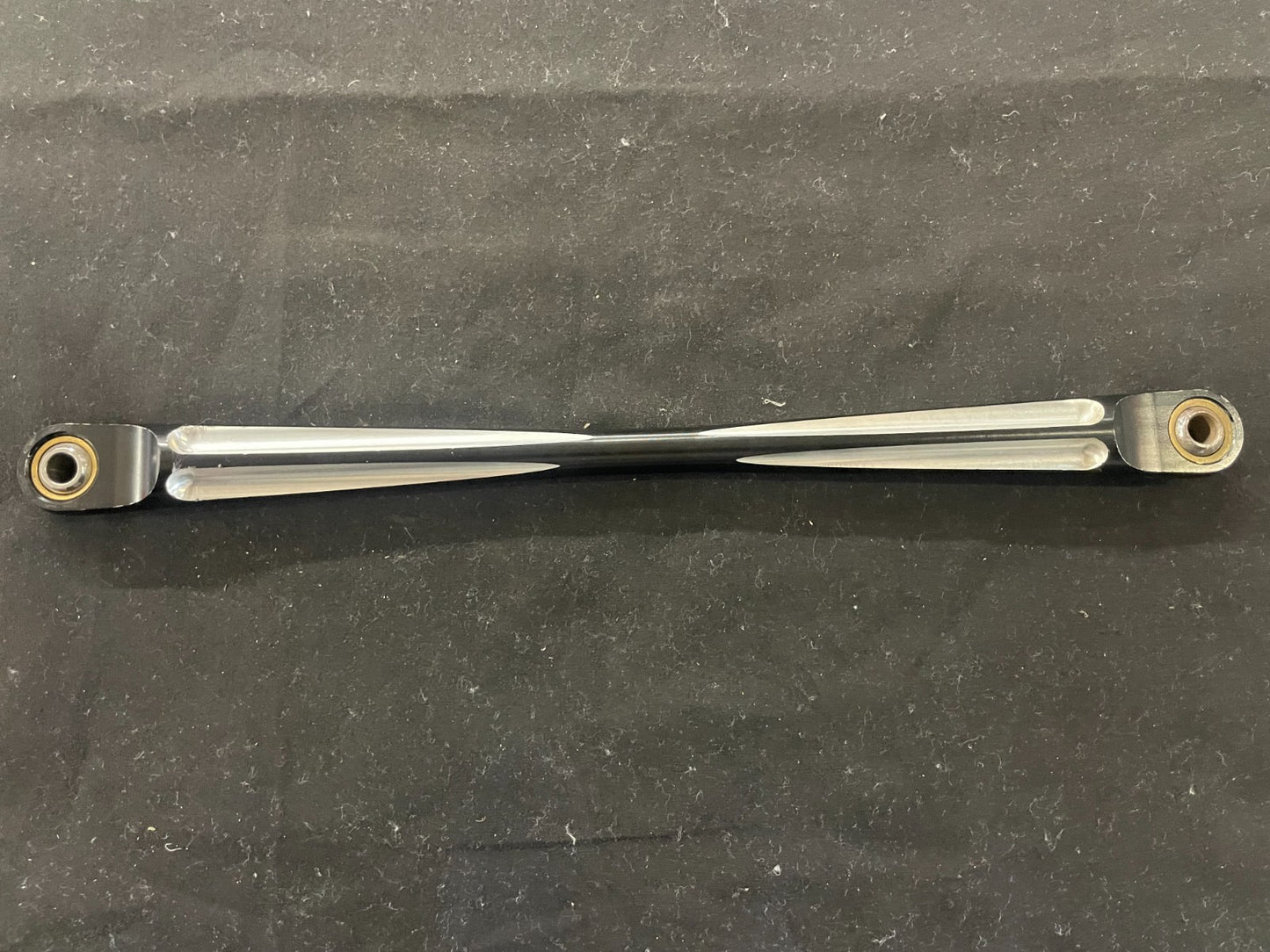 Black CNC Shifter Rod Round Shift Linkage HARLEY Touring FLHT Softail 12"  #0202