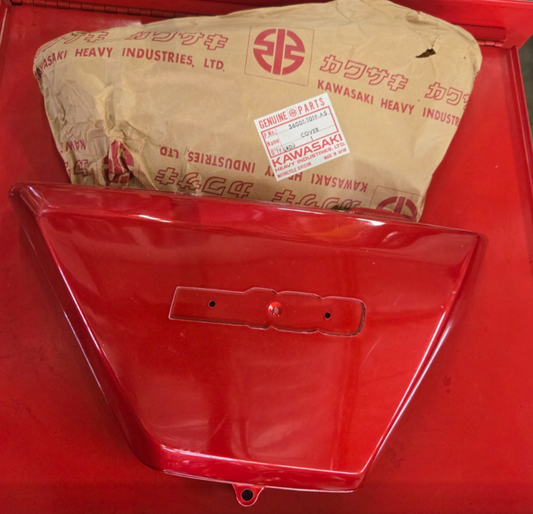 NOS Kawasaki KZ400 SIDE COVER 36001-1019-A5  #0367