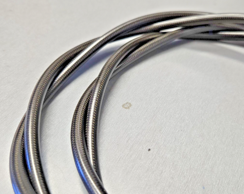 2X 40"  Throttle Cable Sets PULL AND PUSH Harley Sportster XL Black clear #0480