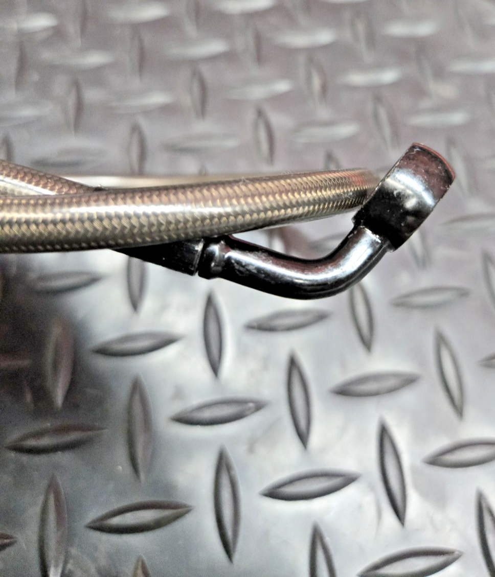 LA CHOPPER 24" Brake Cable Line Hose Harley Softail Street Bob Glide 18-25 #0848