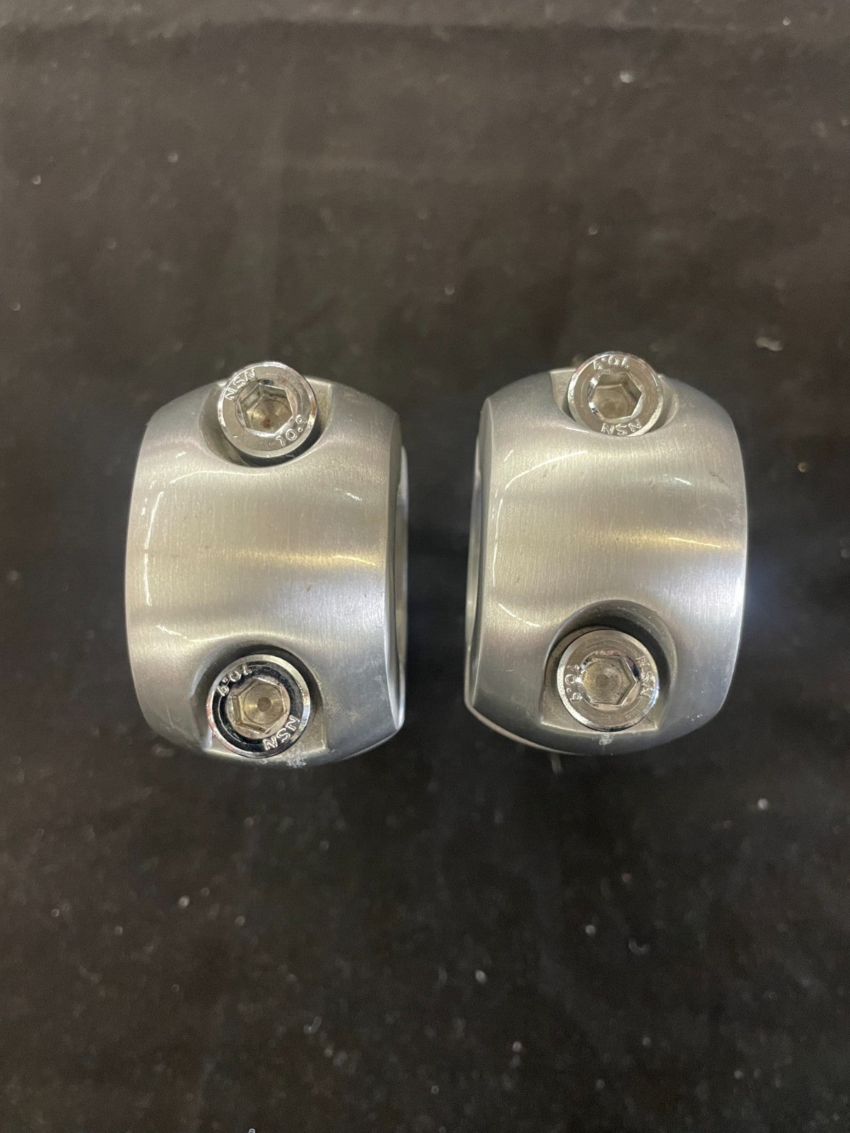 3.5" POLISHED Risers Kit 1" INCH BAR   #0002