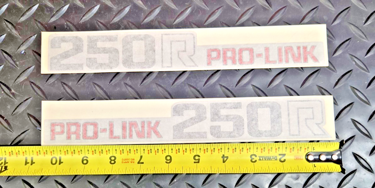 HONDA VINTAGE CR250R Prolink Pro Link swingarm decal sticker #1230