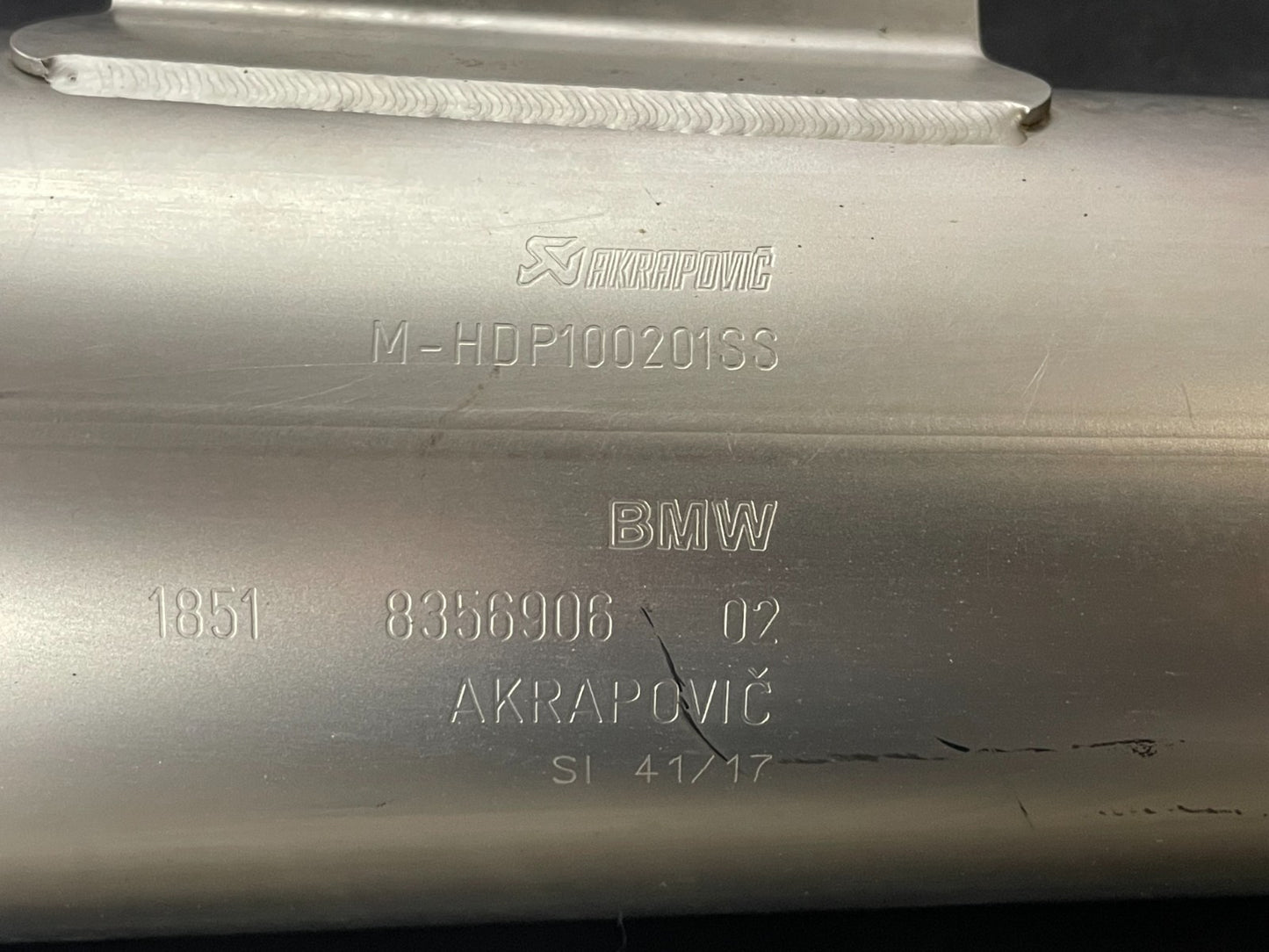 2014 - 2020 BMW R9T R NINE T AKRAPOVIC OEM EXHAUST MUFFLERS   #0229