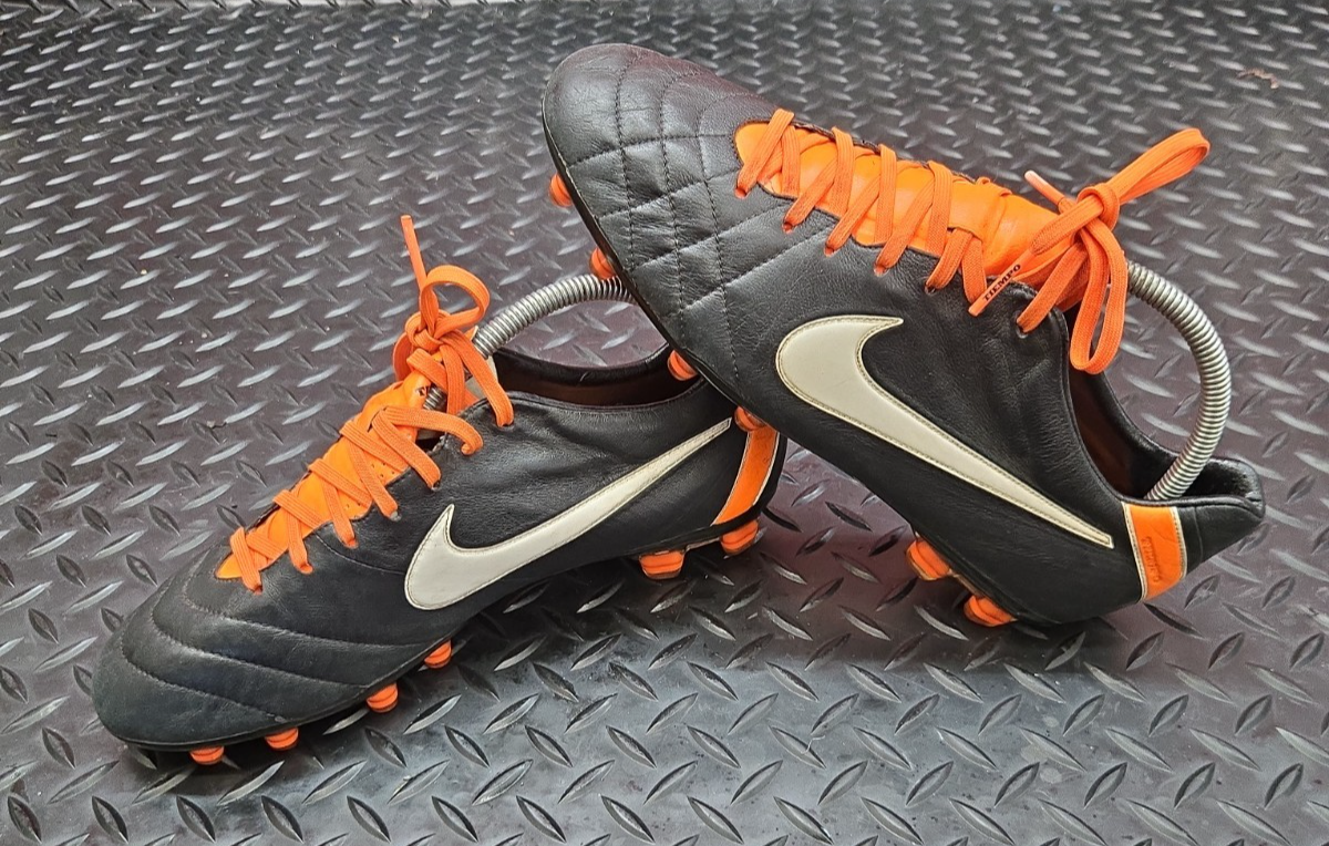 Nike Tiempo Legend IV Elite Carbon Fiber  FG US 10 RARE Soccer shoes #1384