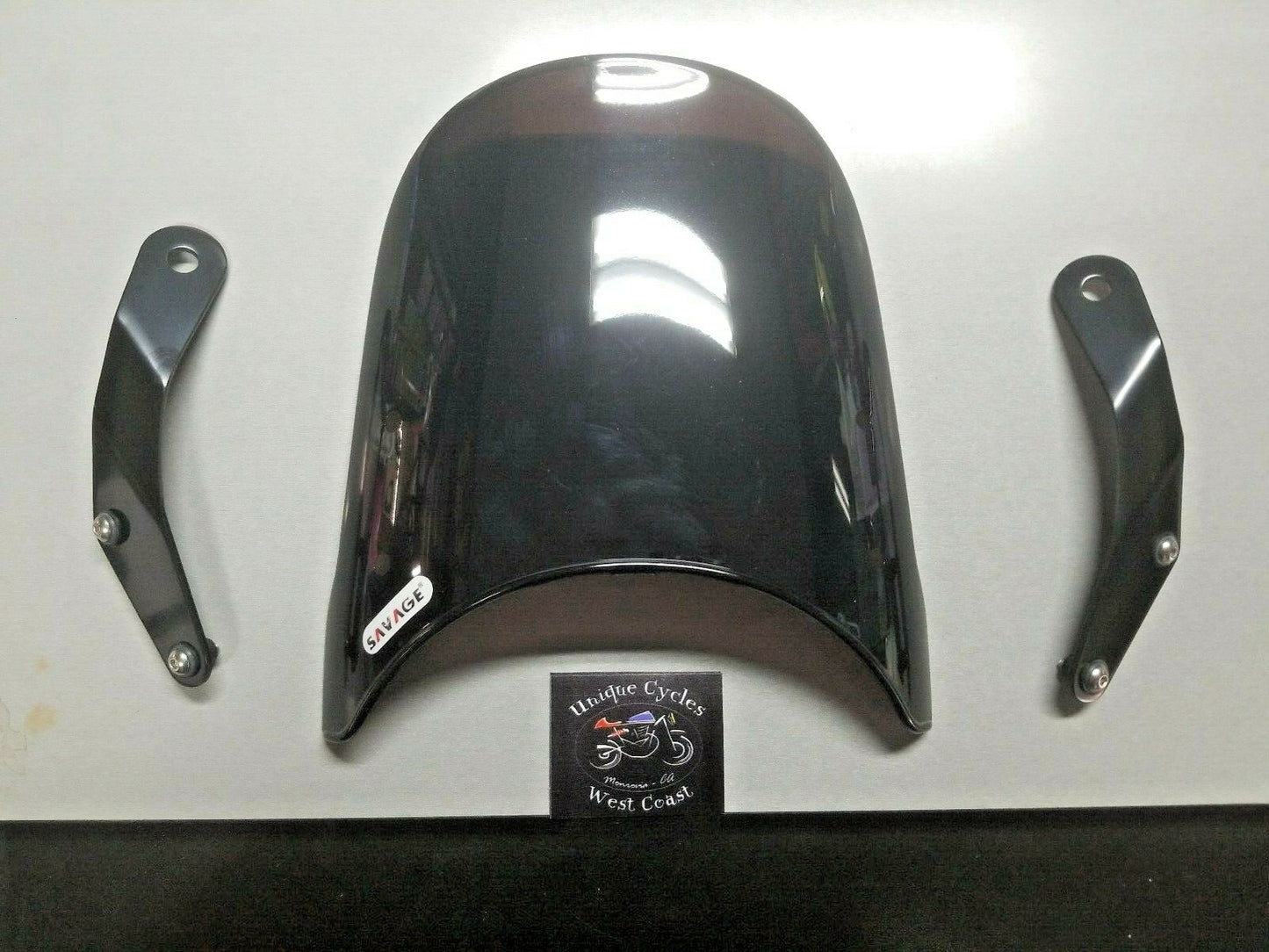 Universal Motorcycle Windshield Windscreen Deflector Wind Shield Screen triumph