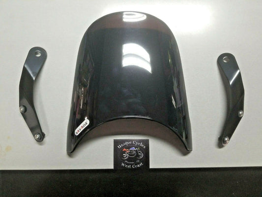Universal Motorcycle Windshield Windscreen Deflector Wind Shield Screen triumph