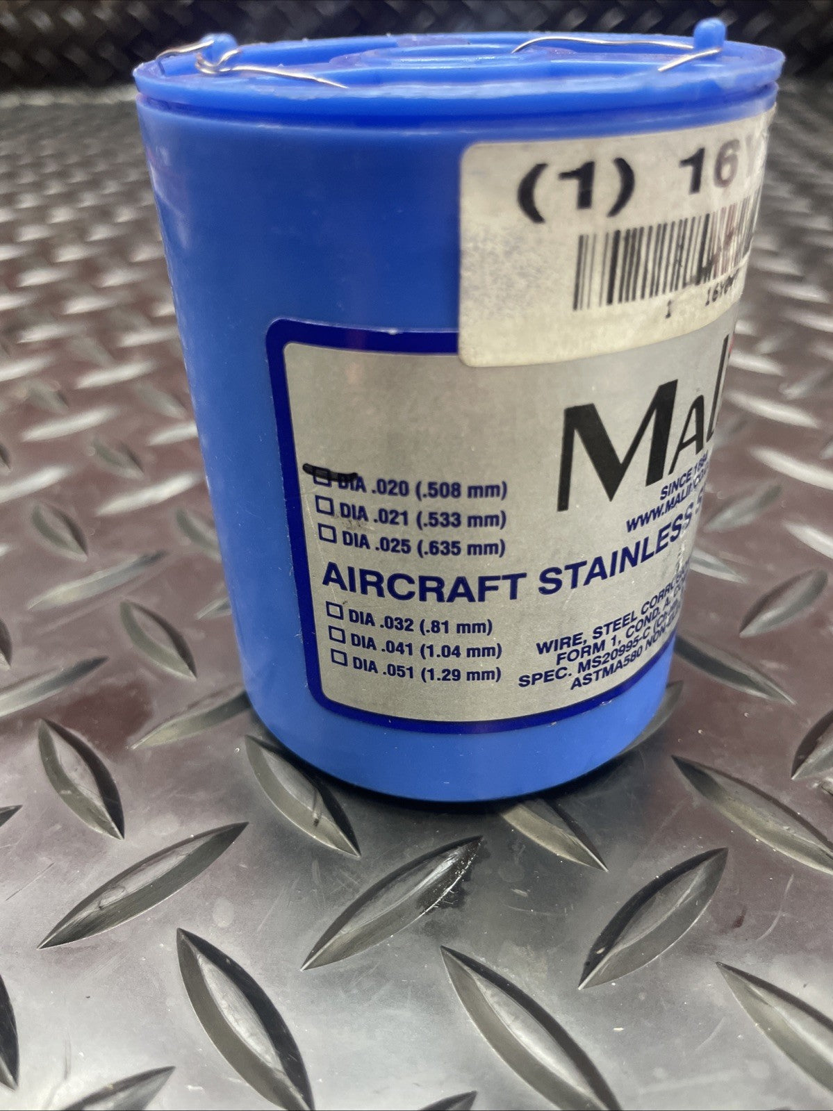 Malin Aircraft Stainless Steel Lockwire - DIA .020 1lbs Moto Racing  #1411