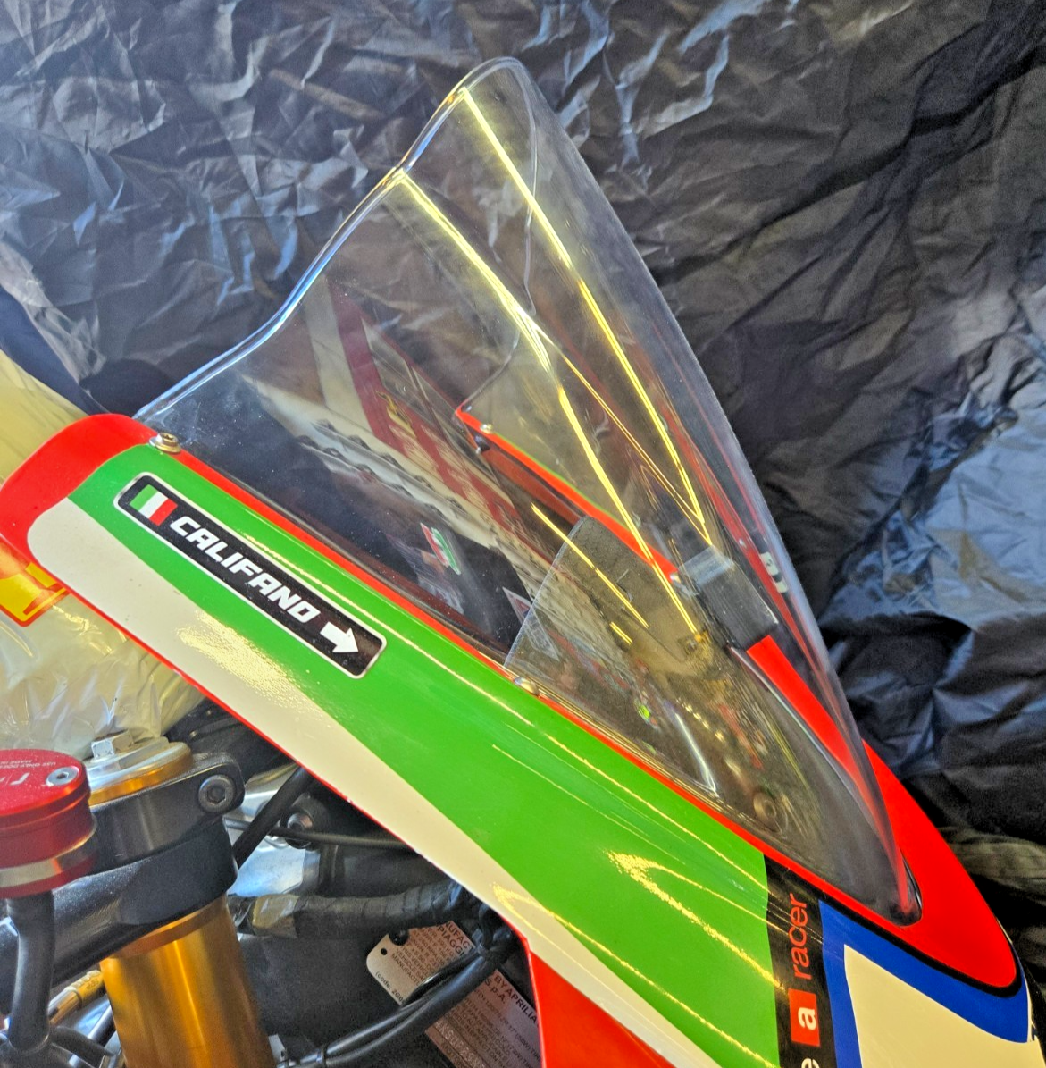 Race Windscreens Clear  windshield double bubble Aprilia RS 660 2021 -2024