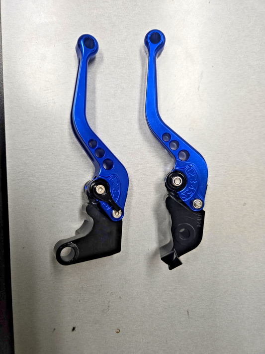 Motorcycle CNC Aluminum BLUE Clutch Brake Levers R104-Y688 Yamaha R1 2009 2014