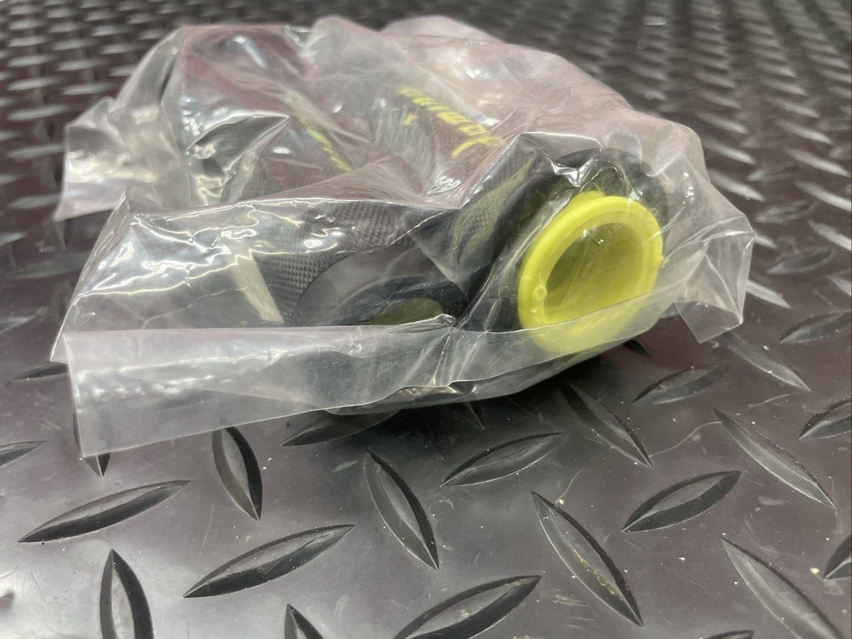 Domino Racing Motorcycle Grips 7/8” 22mm Black / Yellow  #1383