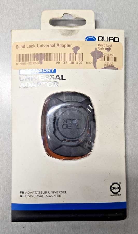 QUAD LOCK UNIVERSAL ADAPTOR  CASE PHONE MOUNT ADAPTER iPhone Samsung #0494