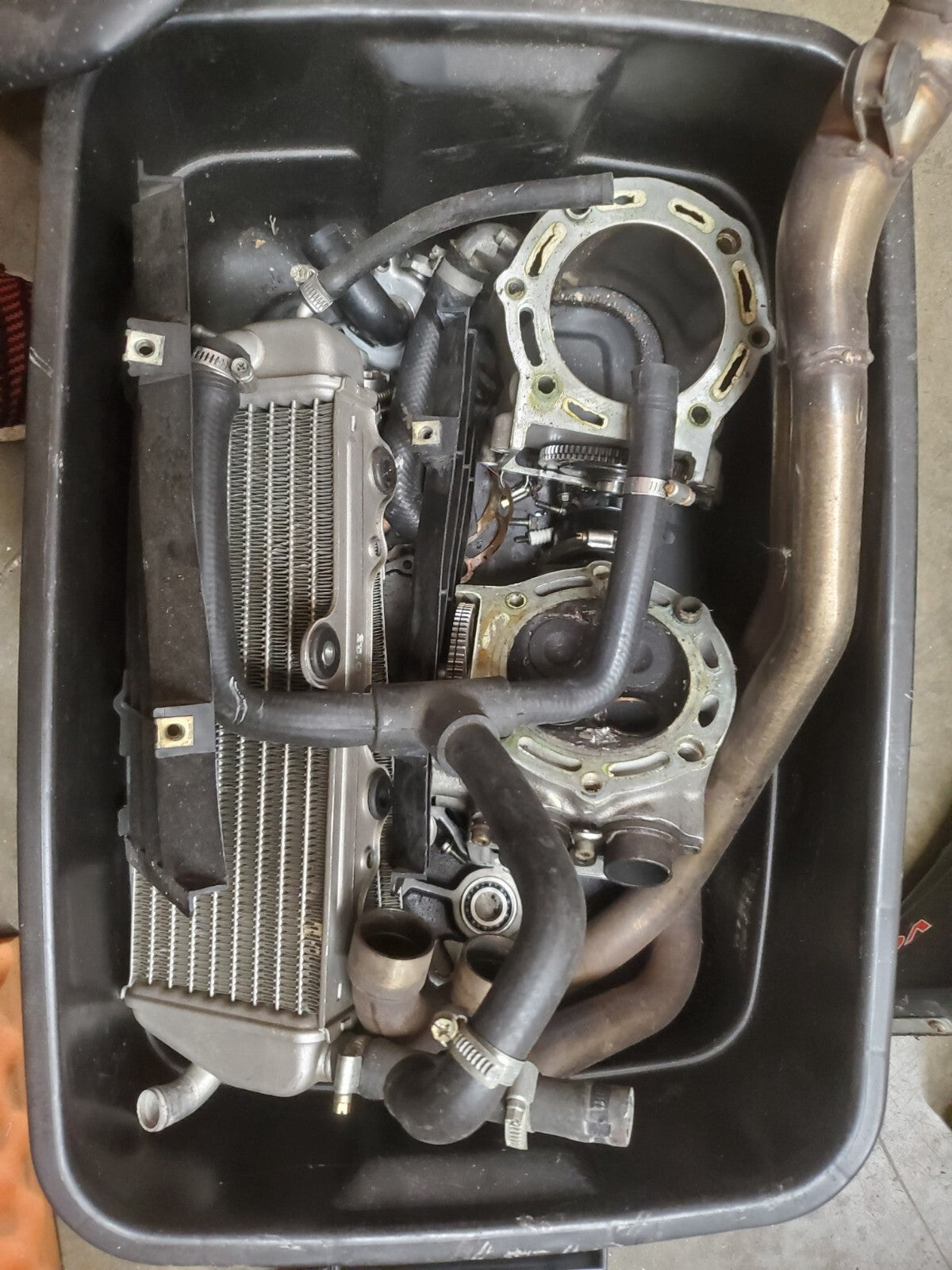 VOR SM 450 503 530 2002-2008 CHASSIS SPARE PARTS CYLINDER ENGINE FRAME EXHAUST