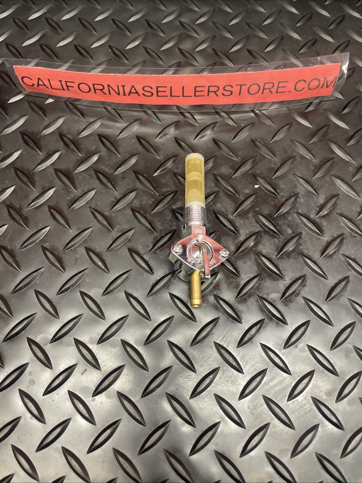 Moto Iron Straight Spigot 3/8" NPT Male Fuel Valve Petcock 105-0029  #0738