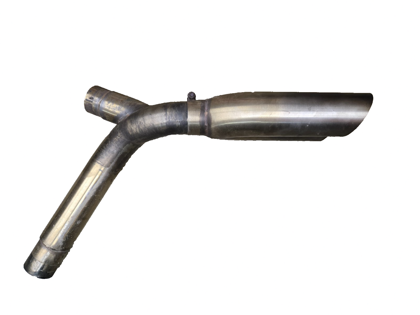 2011 DUCATI MONSTER 796 Dual-Tube Slip-on Muffler MID PIPE  #0245