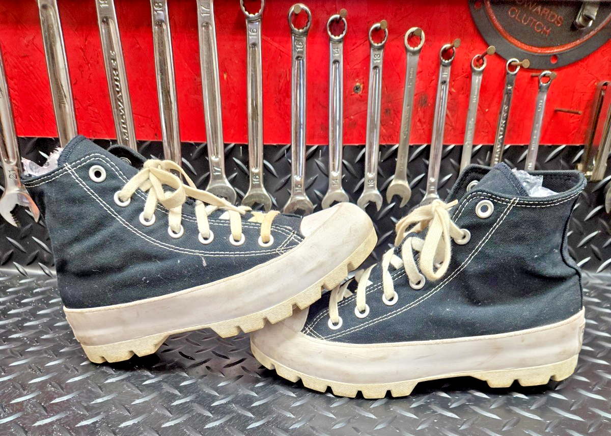 CONVERSE Size 7.5 Chuck Taylor All Star Lugged High Black WOMAN #0501