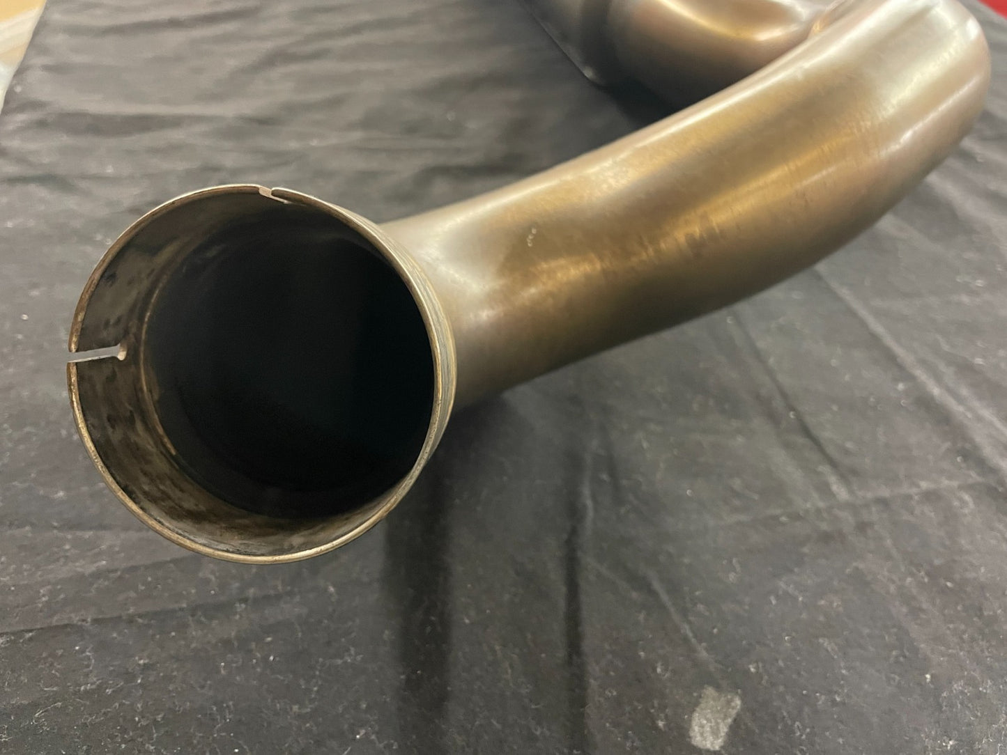 2014 - 2020 BMW R9T R NINE T AKRAPOVIC OEM EXHAUST MUFFLERS   #0229