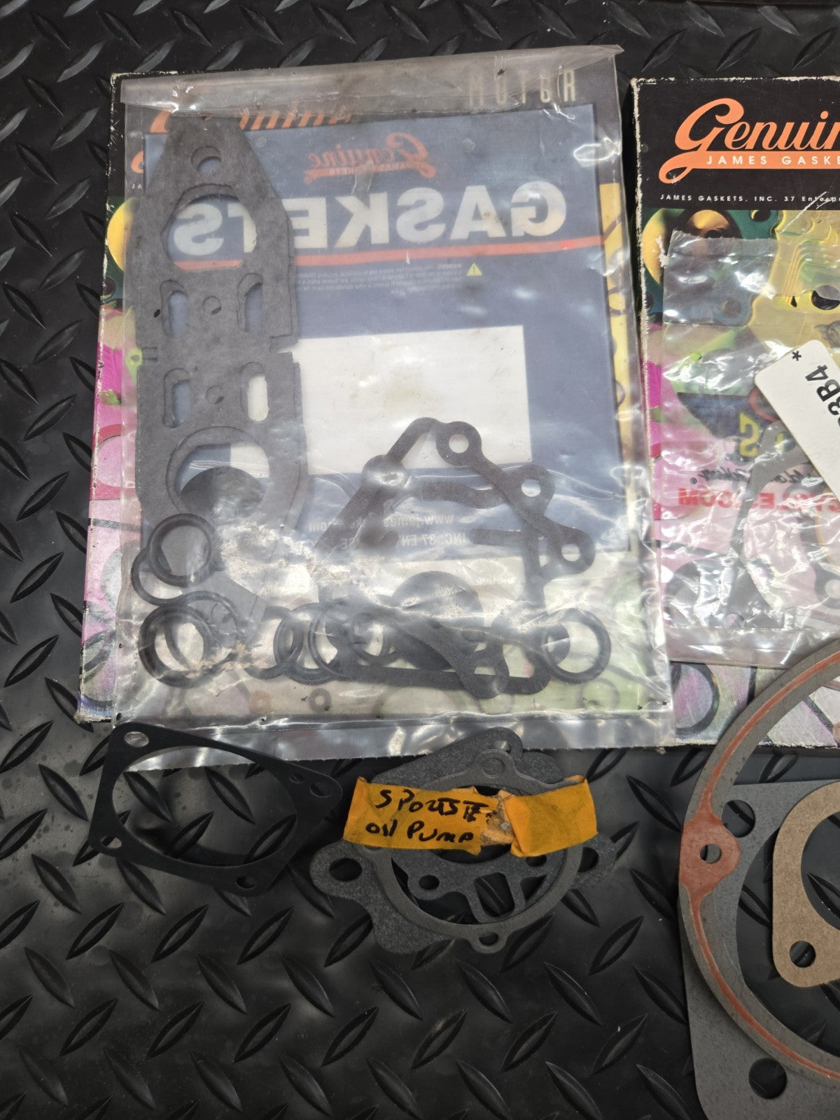 Harley Davidson Twin Cam Engine Gasket miscellanous sold as is  #0768