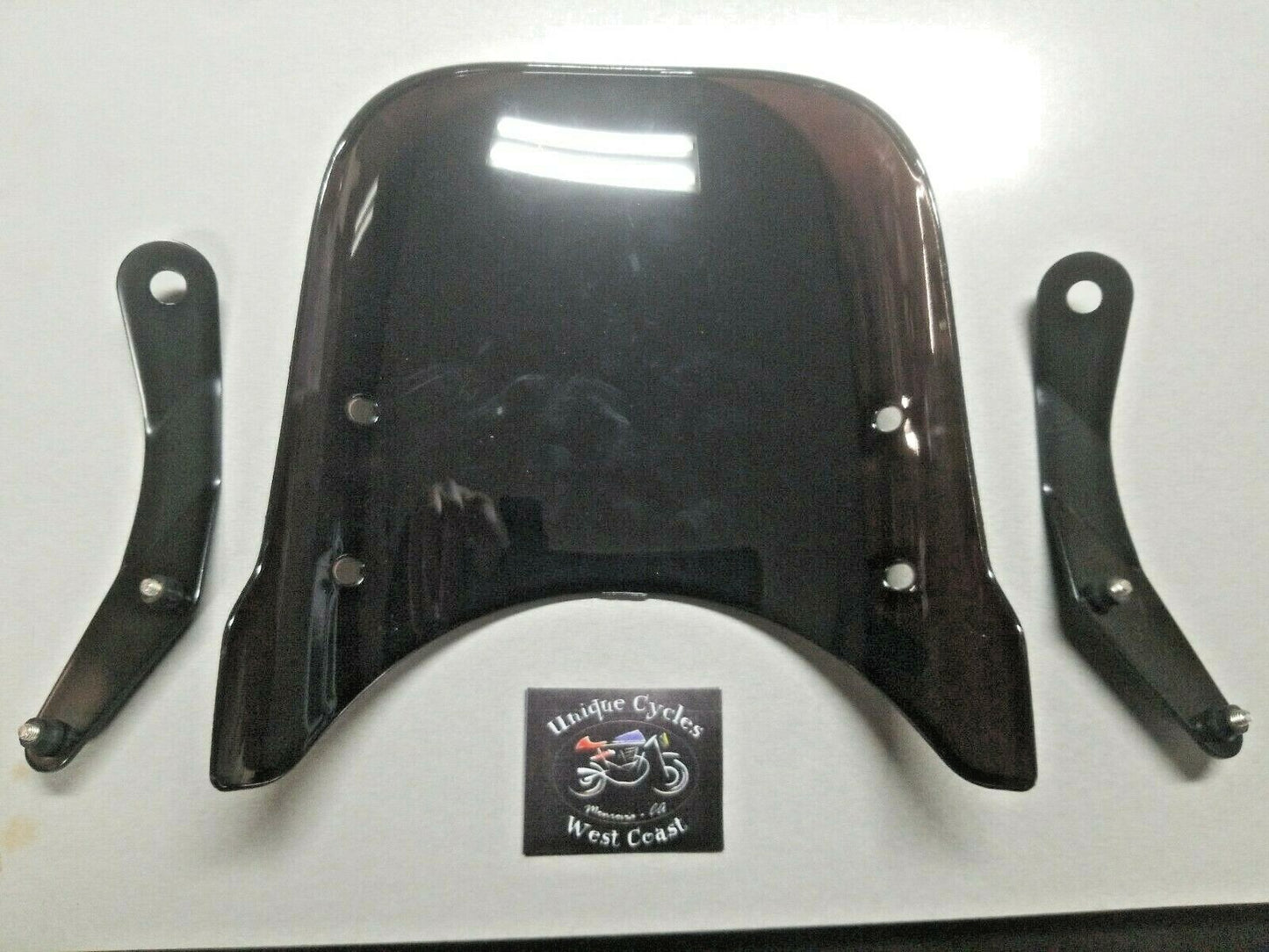 Universal Motorcycle Windshield Windscreen Deflector Wind Shield Screen triumph