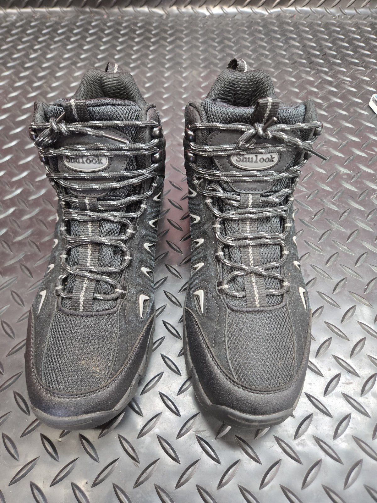 SHULOOK Men Waterproof Hiking Boots Non-Slip Light Ankle Boot size 9 #1296