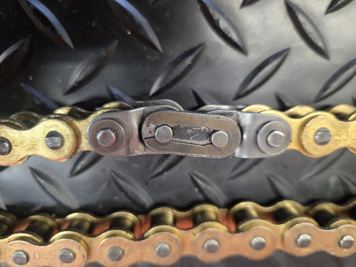 Half Link and master link for 530 standard chain no o-rings #1161