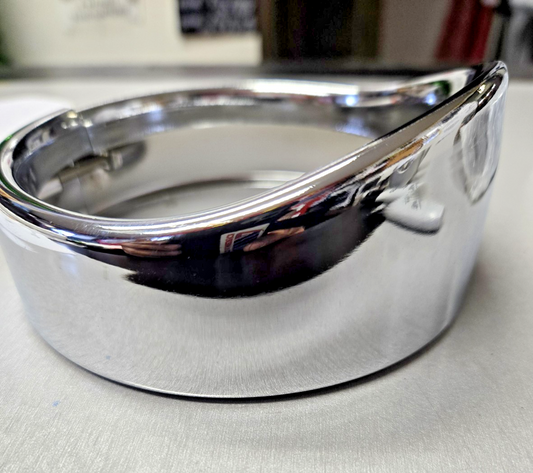 4.5" Fog Lamp Trim Ring Bezel Visor For Harley Softail Touring  #0497