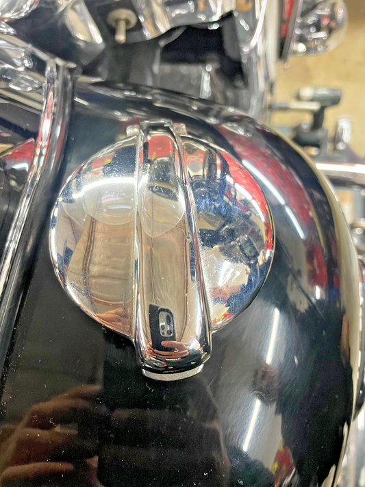 Monza Alloy Flip Up Gas Tank Cap 2.5" With Neck For HARLEY ALL MODEL  #0167
