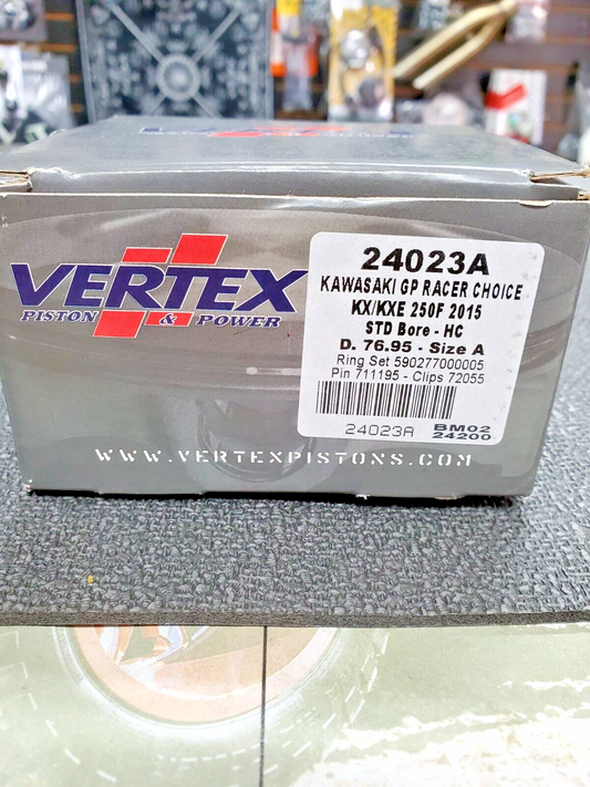 KAWASAKI KX KXE 250 F 2015 Vertex 24023A  KIT PISTOM, RINGS, CIRCLE CLIPS, WRIST