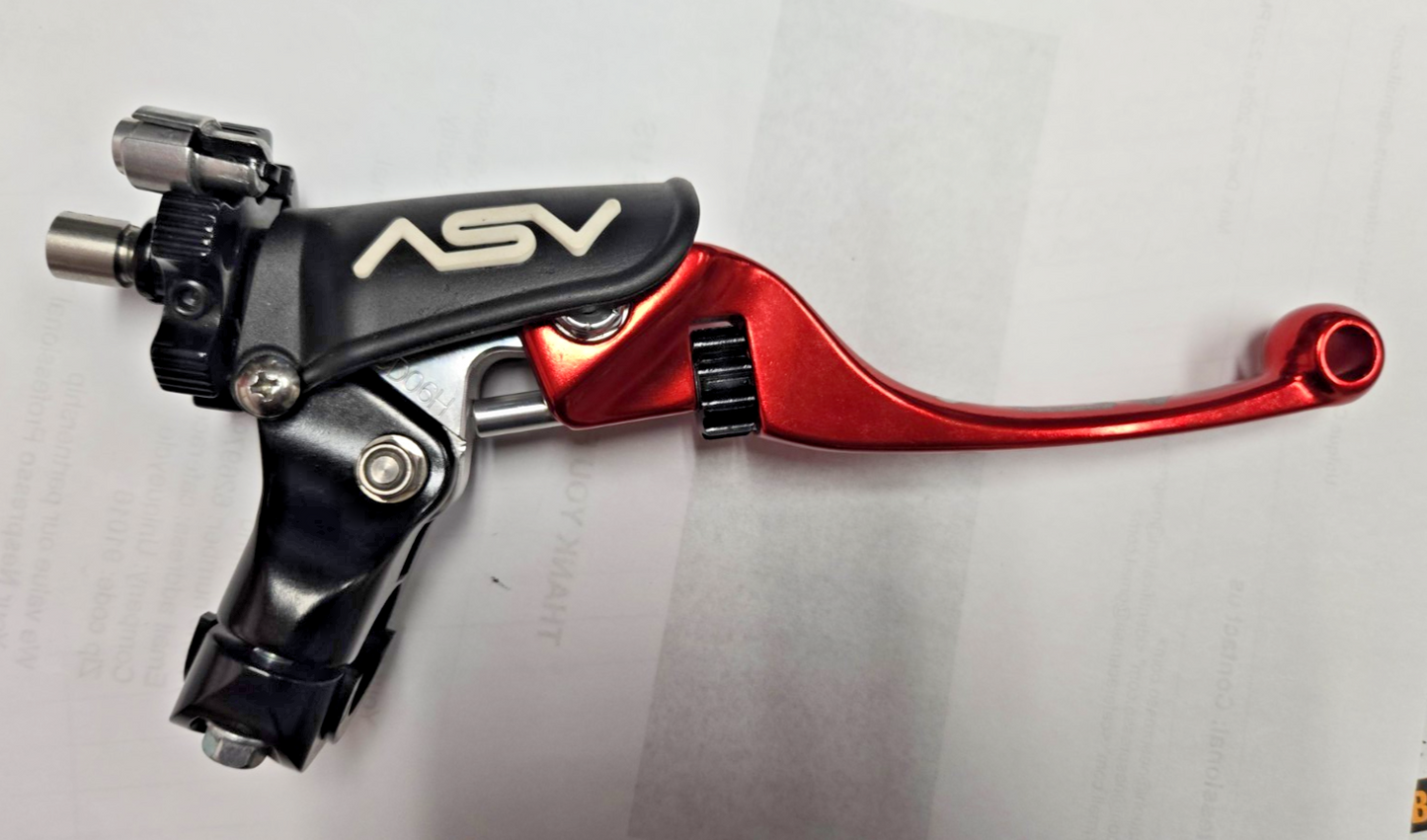 ASV F4 Pro Clutch Lever Red Short UNIVERASAL FIT ALL 7/8 OR 22 MM  BAR
