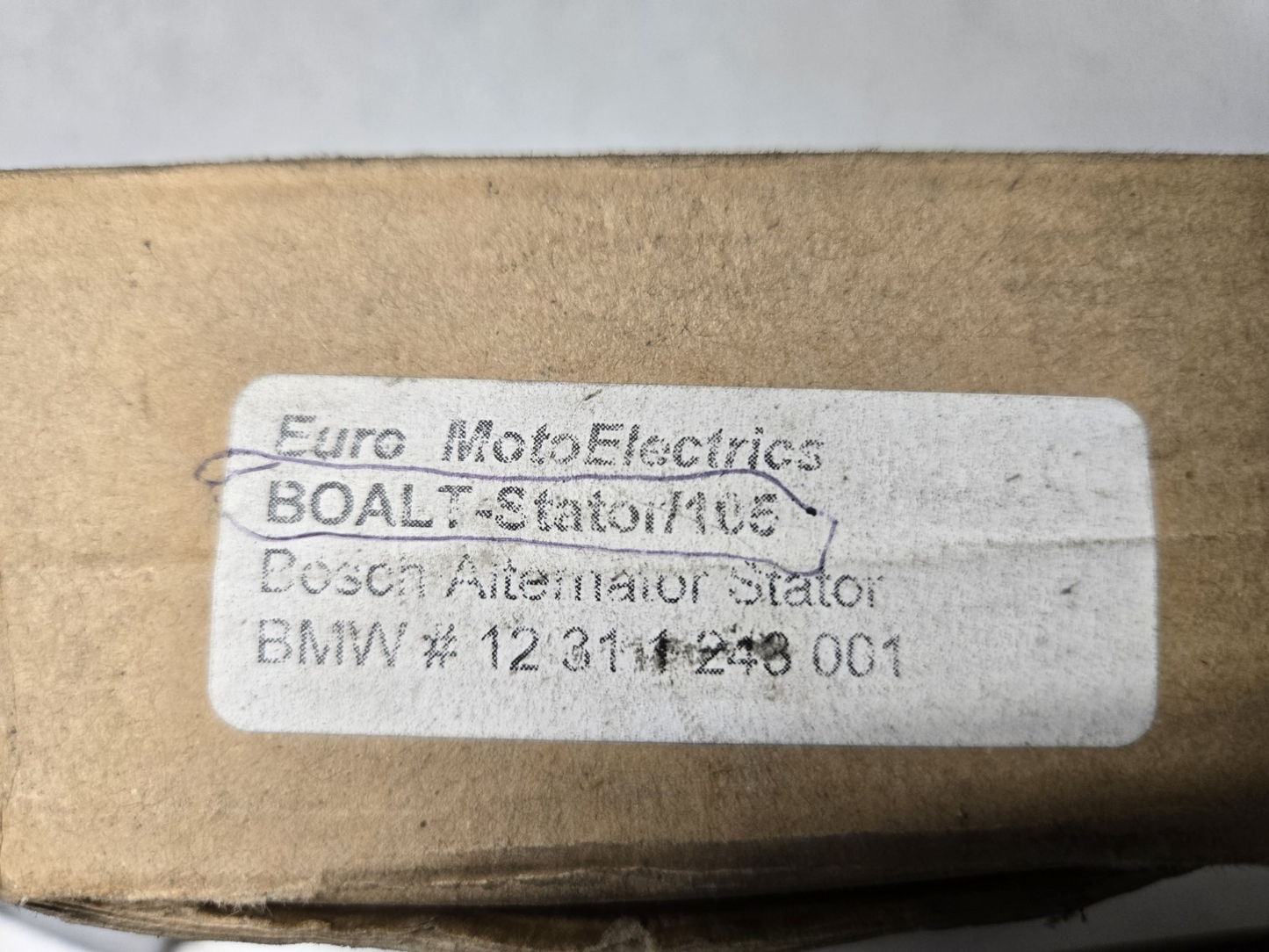 BMW R50, R60, R75, R90 / MOTO GUZZI, BENELLI  12V 108mm EME STATOR #0568