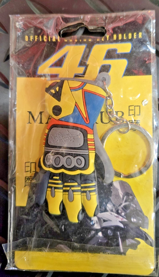 VR46 Keychain Valentino Rossi 46 MotoGP RacinG DAINESE GLOVE #1190