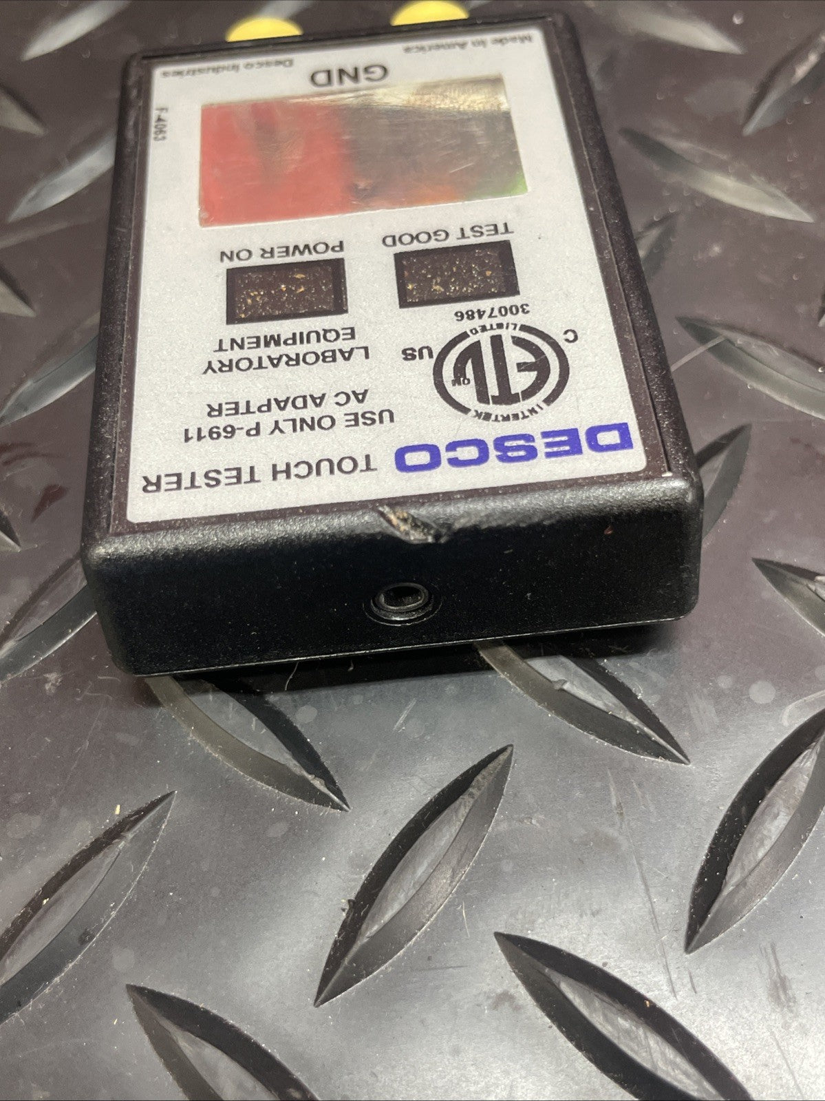 Desco 19350 Touch Tester 6.5VDC / 150mA - FOR PARTS  #1290