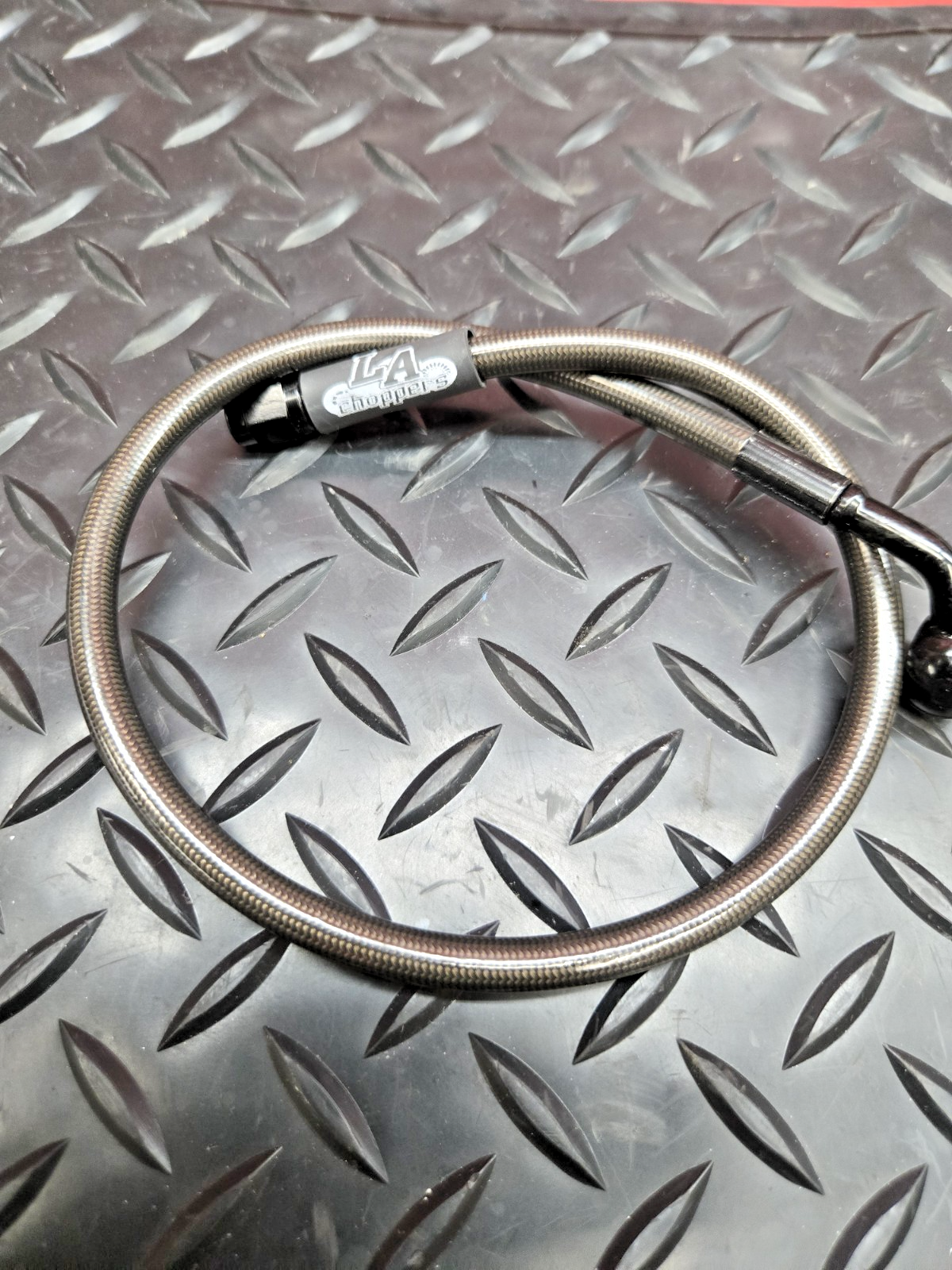 LA CHOPPER 24" Brake Cable Line Hose Harley Softail Street Bob Glide 18-25 #0848