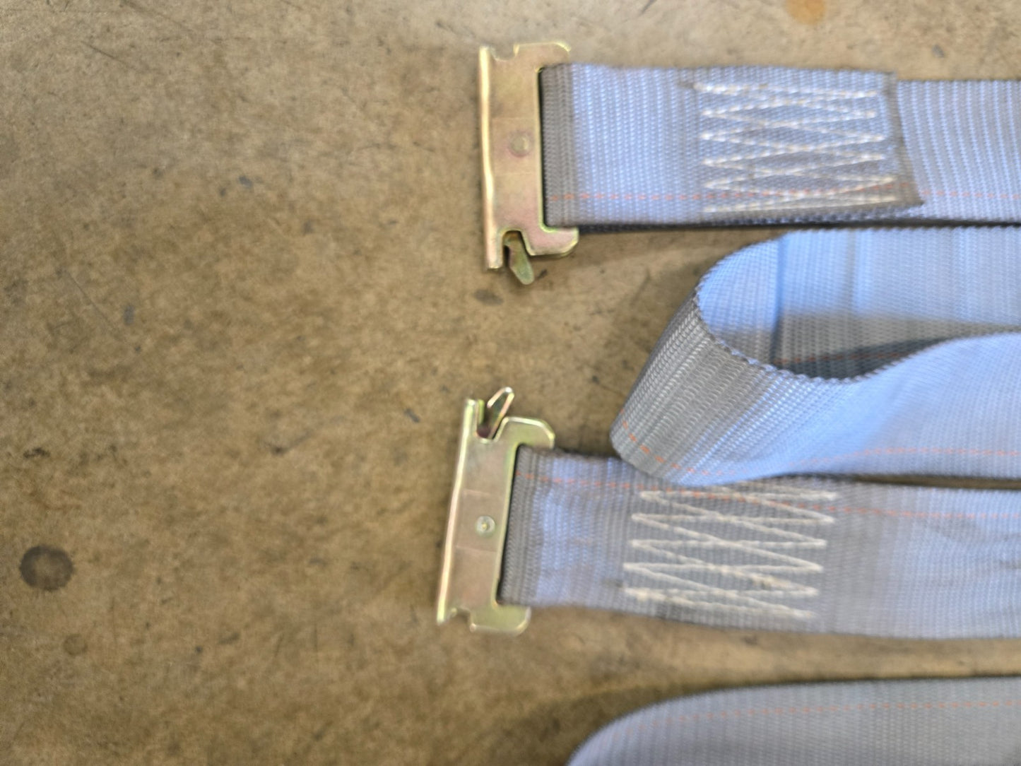 2" x 16ft E-Track Ratchet Straps 2 Pack 3000lbs Heavy Duty #0006