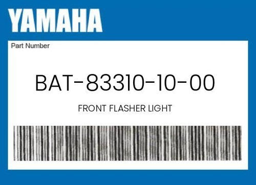 Yamaha OEM Part BAT-83310-10-00 FRONT FLASHER LIGH     #0174