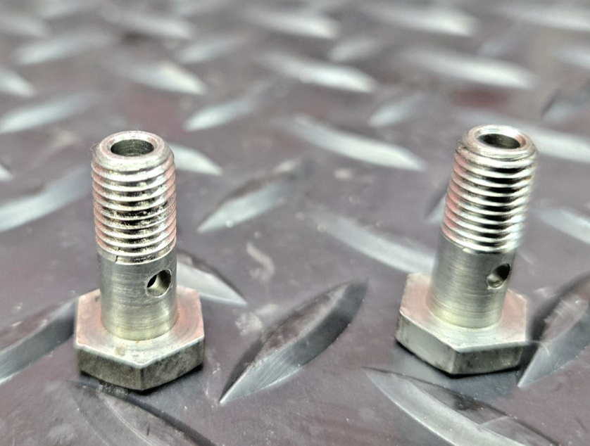 VOR VERTEMATI 503 OEM OIL HOSE BANJO BOLTS WITH  #0983