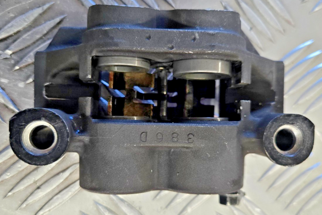 08-16 YAMAHA YZF R6 OEM FRONT LEFT CALIPER - USED FOR SUPERMOTO   #0271