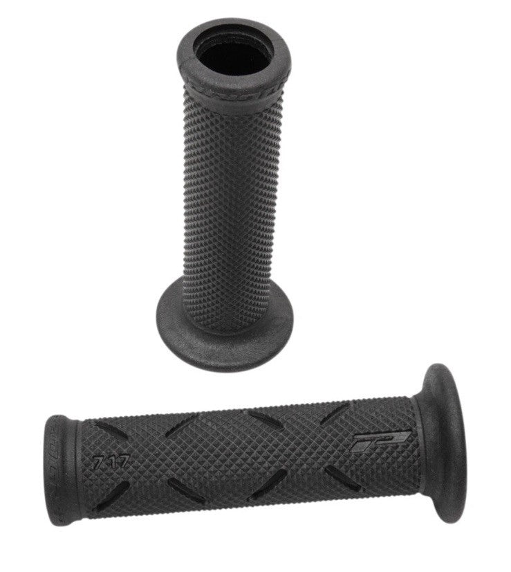Pro Grip Black Titanium 717 Grips w/ Open Ends | PA0717OENE02  #1113