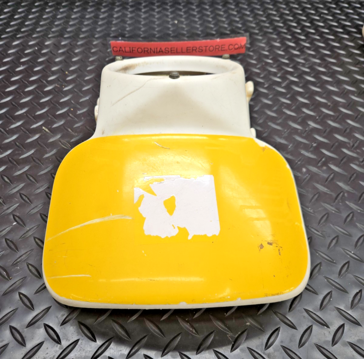 1987 Husqvarna TE510 OEM Head Light Shroud Mask Plastic NO GLASS #0783