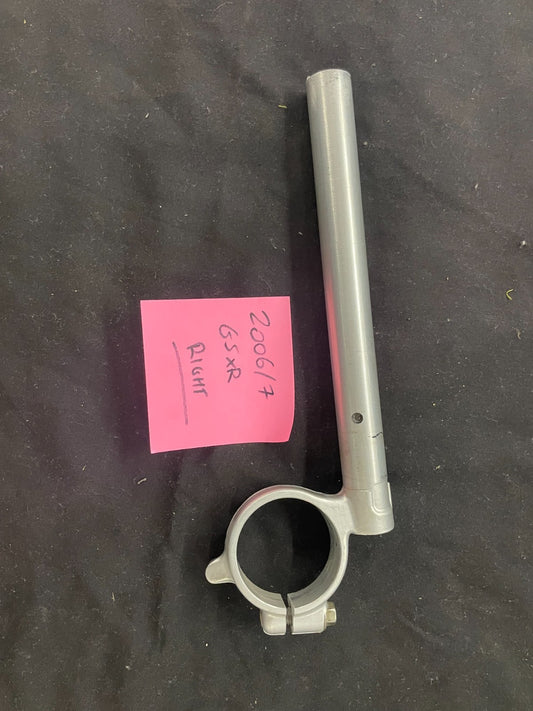 2006 2007 SUZUKI GSXR 600 GSXR600 RIGHT Clip On Handlebar OEM  #0126